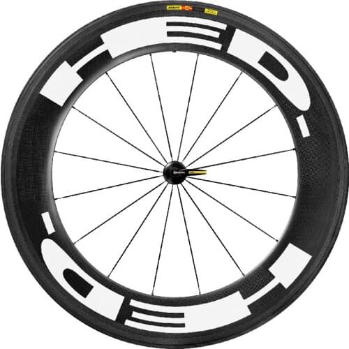 700C 35/38/45/50/60/88mm reflective wheel sticker Road bicycle stickers cycle road wheels decal for HED wheel sticker