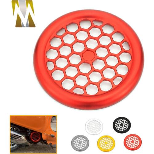 For VESPA Sprint Primavera LXV LX 150/125 LXV150 LX150 Scooter Accessories Engine Protective Grille Cover Round Anti-Crash Pad