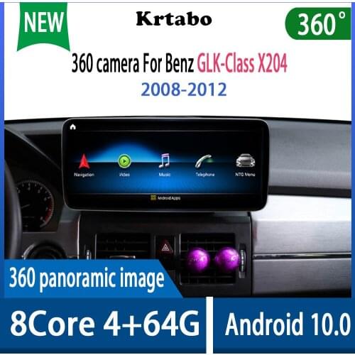 Android 10 8Core 4+64G Car radio Auto Player GPS Navigation 360 camera For Benz GLK-Class X204 2008 2009 2010 2011 2012