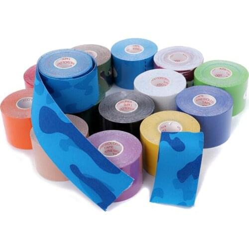 2020 New5M Colorful Sport Elastoplast Athletic Kinesiology Elastic Bandage Adhesive Wrap Tape Ankle Knee Arthrosis Protector