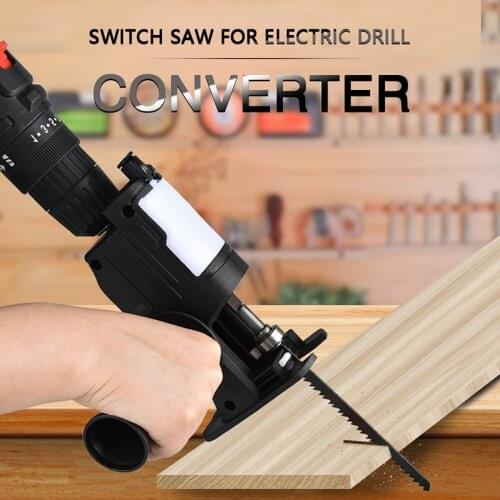 Electric Reciprocating Saw Electric Drill Modified Electric Saw Portable Wood Working Cutting Tool For Home PR Sale