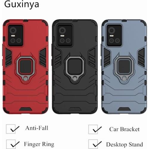 Phone Case For vivo S10 Cases Luxury Armor Magnetic Ring Back Cover For vivo S10 Pro Funda S10 S10 Pro Coque Shell 6.44"