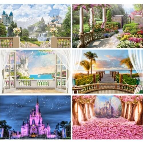 Japan Mount Fuji Cherry Blossoms Park Nature Scenery Baby Portrait Backdrop Vinyl Photography Background For Photo Studio Shoot