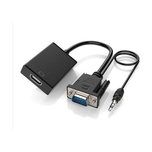 HDMI Male to VGA Female Converter Adapter Cable 1080P for PC HDTV DVD Laptop