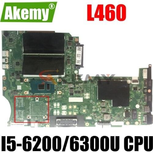 BL460 NM-A651 motherboard For Lenovo ThinkPad L460 notebook motherboard FRU 01AW259 With I5-6200/6300U DDR3 100% fully tested