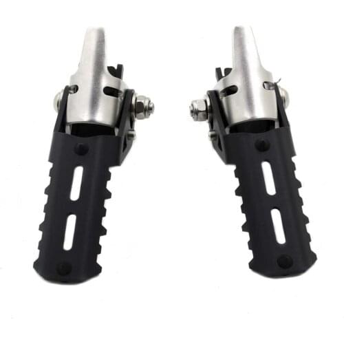 Motorcycle Highway Front Foot Pegs Folding Footrests Clamps 22-25mm For BMW R1250GS R 1250 GS adv adventure LC HP GSA 2019 2020