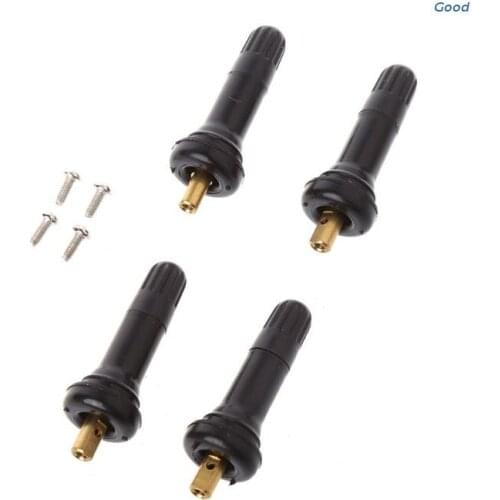 4 Pcs Rubber Valve Stem Tire Sensor Service Kit TPMS For GM Buick Ford Encore Cadillac