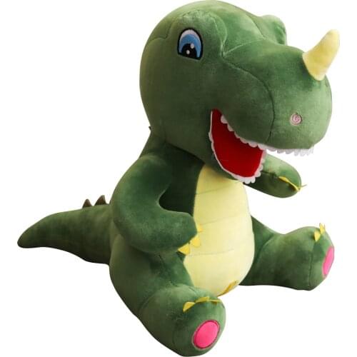 Newest 60CM Big Size Long Lovely Dinosaur Plush Toy Soft Cartoon Animal Dinosaur Stuffed Doll Pillow for Kids Girl Birthday Gift