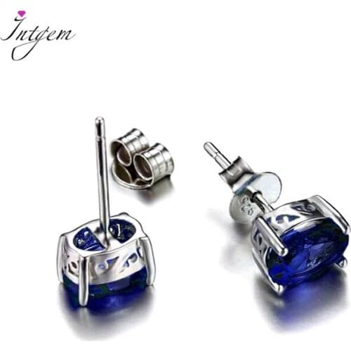 Dazzling Created Peridot CZ Stone Ear Earrings 925 Sterling Silver Gleaming Zircon Exquisite Valentines Day Gift Women Earrings