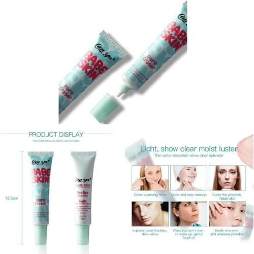 Face Primer Cream Whitening Moisturizing Concealer for Facial Base Makeup Cosmetics EF