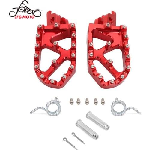 For Honda CR125 CR250 CRF150R CRF250R CRF250X CRF450R CRF450X CRF250L CRF250MFoot Pegs Pin FootRest Footpegs Rests Pedals
