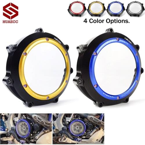 For Yamaha WR450F WR 450F 2003-2015 CNC Racing Clear Clutch Cover for Yamaha YZ450F YZ 450F YZ 450 F 2003-2009