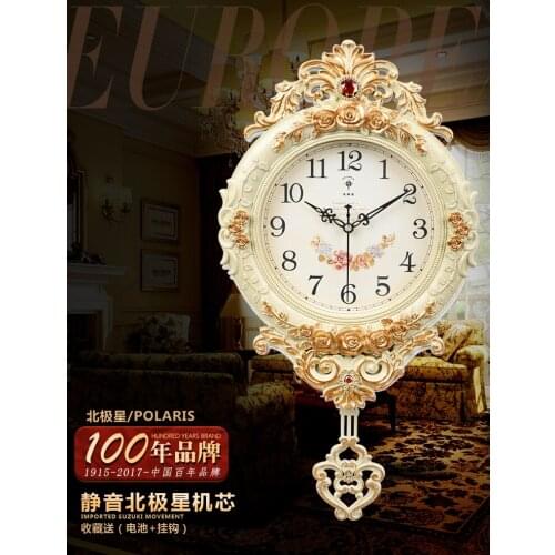 Luxury Outdoor Wall Clock Electronic Automatic Pendulum Luxury Kitchen Wall Clock European Large Relogio De Parede Wall Watch