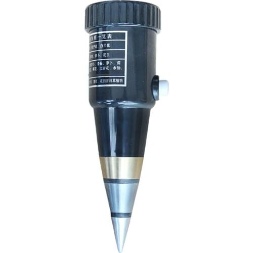 SDT-60 Soil pH Meter Hygrometer Deep Automatically 6cm Probes Reliable and Durable Water-proof Metal Electrode
