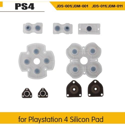 Silicone Conductive Rubber Adhesive Button Pad Keypads for Sony PlayStation DualShock 4 PS4 Pro JDS 001 011 Controller Gamepad