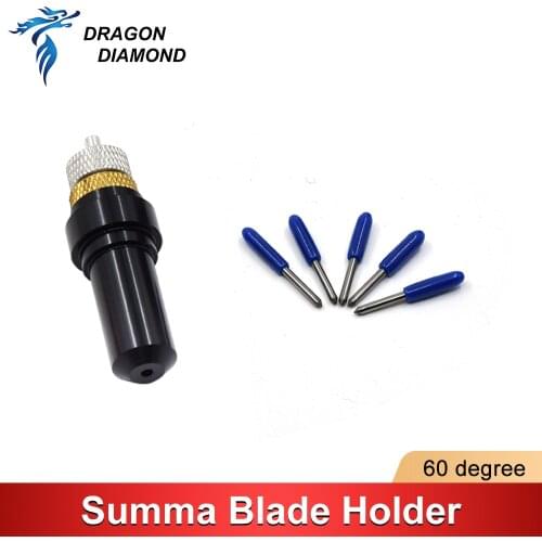 High Quality 1pcs Summa Blade Holder+5pcs Summa D Plotter Blade 60 Degree Vinyl Plotter Cutter Blade