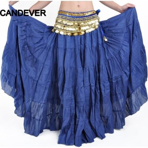 Sexy Adult Belly Dance Bellydance Dancewear Gypsy Spanish Flamenco Oriental Ethnic Costume For Women Clothes Pulling Long Skirts