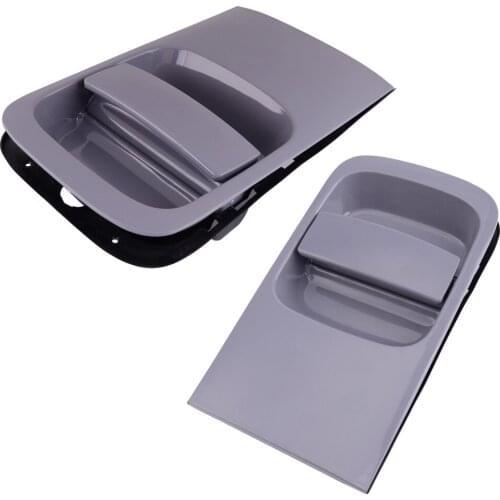 1 Pair Gray Vinyl Sliding Door Outer Handle Catch Fit For Hyundai H1 I800 Grand Starex 2007