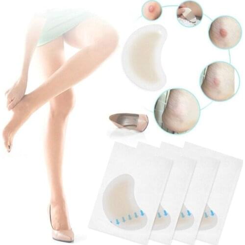 10PCS Gel Shoes Stickers Soft Hydrocolloid Pads Relief Pain Blisters Bunions Corns Calluses Friction Pressure Spots Heel Pain