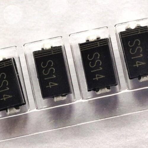 100pcs SS14 SMA 1N5819 SMD 1A 40V DO-214AC Schottky Diode