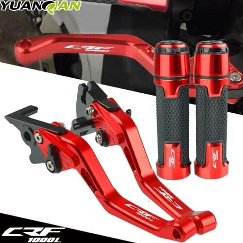 For Honda CRF1000L CRF 1000L CRF1000 L AFRICA TWIN 2015-2019 2016 CNC Aluminium Motorcycle Brake Clutch Levers Handlebar Grips