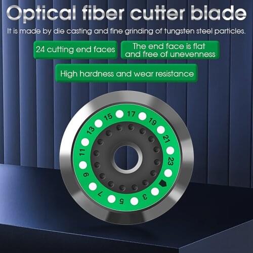 Free shipping AUA-X3/X1/6S/7S Optical Fiber Optic Cleaver Blade For AUA-X3/X1/6S/7S Cleaver Cutter 24 Faces Cutting positions