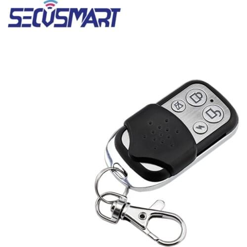 433MHz Wireless Remote Control Black Color 4 Buttons Disarm ARM HOME SOS Button For Home Burglar Security System