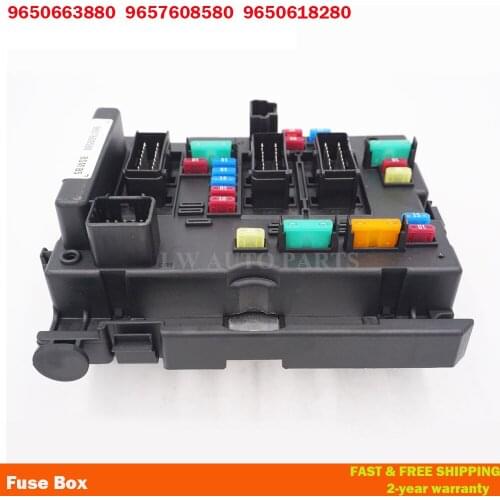 Fuse Box Unit Assembly Under Bonnet 9657608580 BSM B5 For Lancia Phedra Fiat Ulysse Citroen C8 Peugeot 307 807