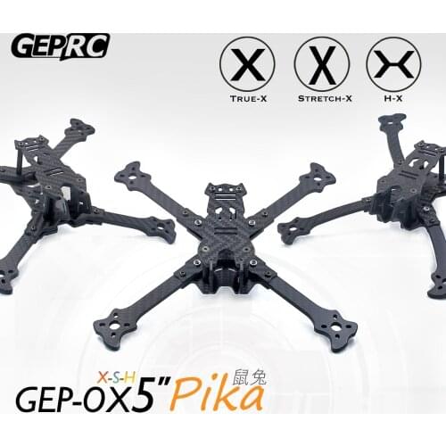 GEPRC GEP-OX-X5 GEP-OX-S5 GEP-OX-H5 Pika Carbon fiber frame 4mm/5mm arm For FPV mini Quadcopter RC drone