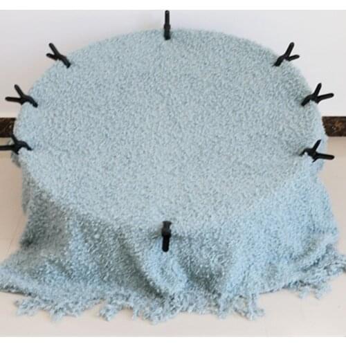 Popcorn Blanket Posing Fabric Blanket Backdrops Photography Background for Studio Photography Props Beanbag Cover Layer Fabric