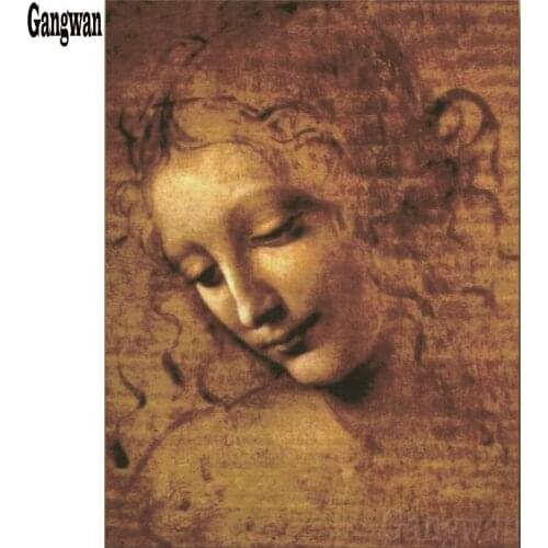 Photos Custom Diamond Painting abstract woman head 3D Embroidery Diamond Mosaic Full Square Round Rhinestones Decoration Home