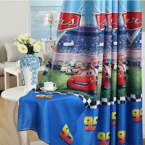 Hot sale finished car curtains and tulle childrens room curtains childrens room living room baby boy curtains can be customize