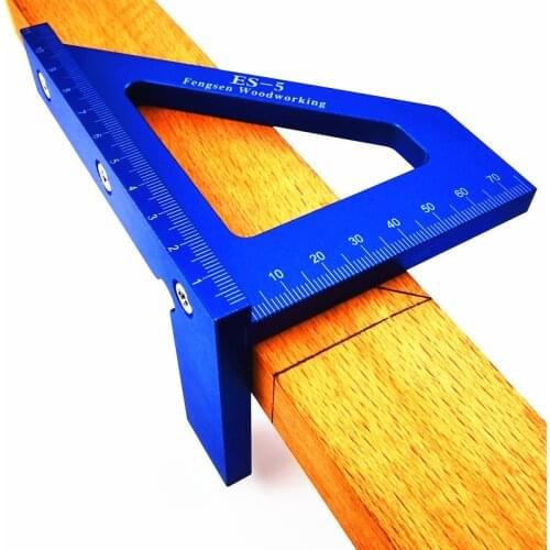 Woodworking Square Protractor High Precision Aluminum Miter Triangle Ruler Layout Measuring Tool carpenter Woodworking Tool