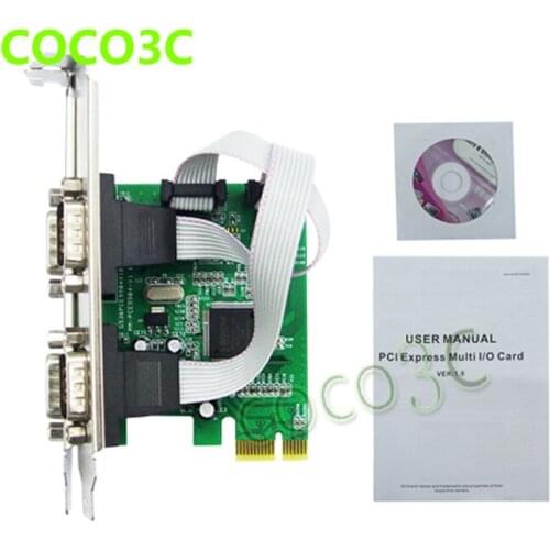 MCS9904 PCI express 4 ports Serial card PCIe DB9 RS-232 Controller adapter PCI-E COM Card