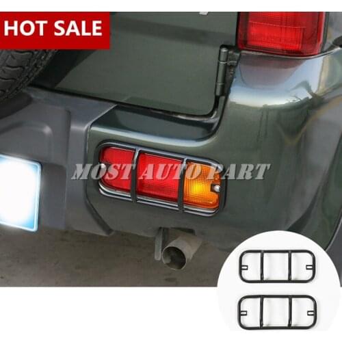 Metal Car Rear Bumper Fog Light Frame Trim Cover For Suzuki Jimny 2007-2017 Black/Red Car Decoration Car Accessories Car Trim