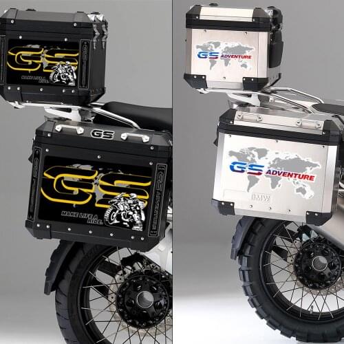 GS R 1200 1250 F 700 750 650 800 850 G 310 Sticker Motorcycle Aluminium Box Case Stickers ADV Adventure For BMW R1200gs F800gs