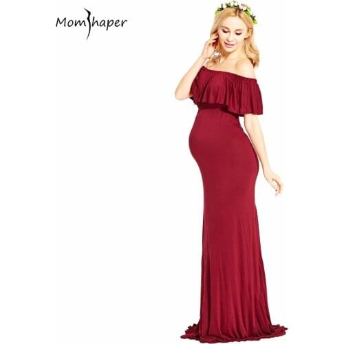 Clothes for pregnant women Evening Dress Elegant Fancy Photo Shoot Women Long Dress Maternity Dress Pregnant Photography