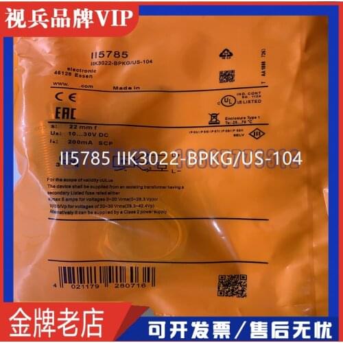 Original new 100% II5785 inductive sensor switch IIK3022-BPKG/US-104