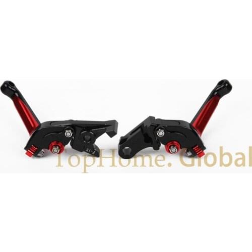 For Honda CBR600F F2 F3 F4 F4i 1987-2007 CNC Foldable Extendable Brake Clutch Levers Red 88 89 90 91 92 93 94 95 96 97 98 99 00