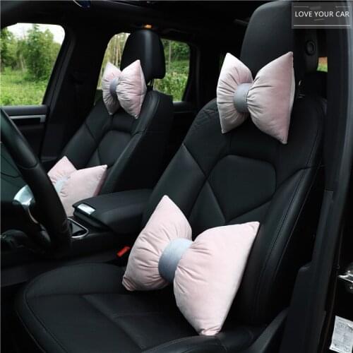 Spot-issued Dutch velvet neck protector car headrest New Lisi velvet does not shrink or fade car headrest