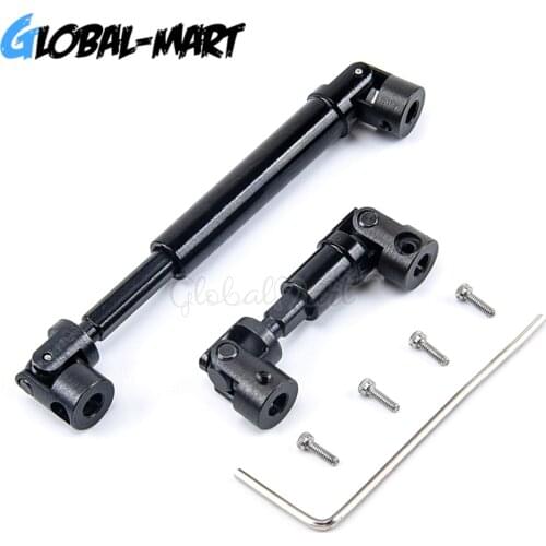 1Pair Metal Drive Shaft CVD Joint Axle for Axial SCX24 90081 1/24 1:24 RC Car Model Upgrade Parts