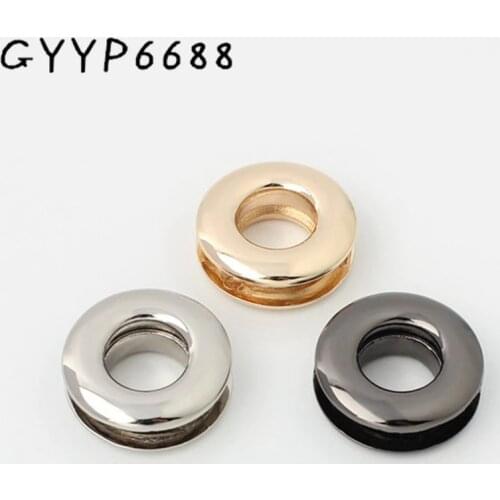 10pcs 11mm High quality Alloy Grommets Eyelets for Canvas Leather Self Backing Purse Buckle Luggage hardware Diy