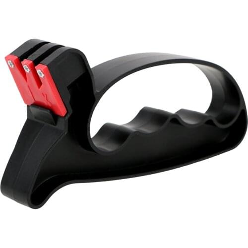 2 In 1 Convenient Grindstone Kitchen Tools Handheld Scissor Blade Sharpening Knife Sharpener