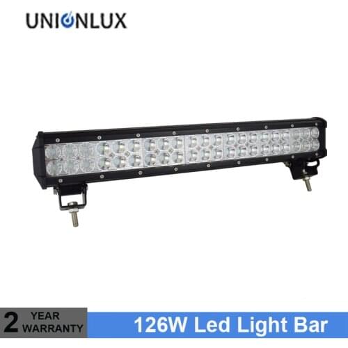 20inch 126W Straight Led Bar Offroad LED Light Bar Combo Led Driving Lamp for Car ATV Truck 4X4 Pickup Tractor