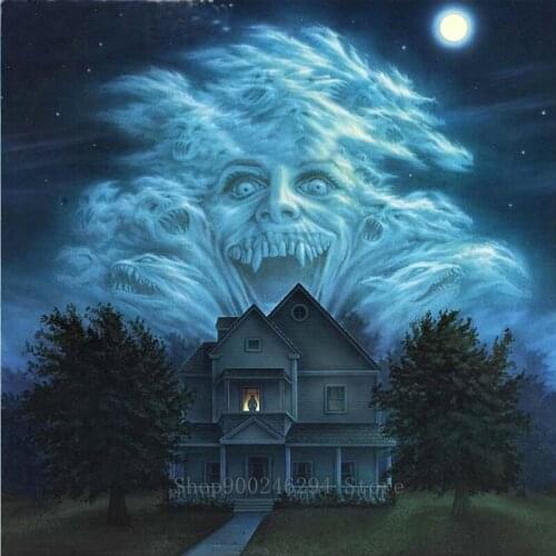 DIY Diamond Painting Cross Stitch Fright moon Night Horror 5D Diamond Embroidery Rhinestones Diamond Fear picture numbers ff1054