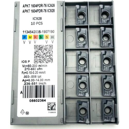 APKT1604 PDR-76 IC928 carbide insert milling turning tool APKT 1604 cutting tool turning insert CNC high quality lathe tools