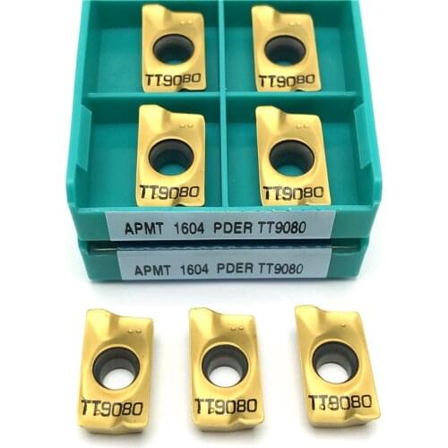 APMT1604 PDER TT9080 Carbide insert metal lathe tools Milling insert For tool holder BAP400 high quality APMT 1604 Cutting tool
