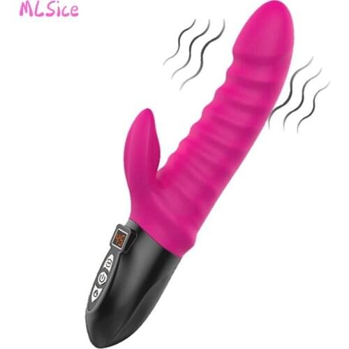 Sex shop 12 Frequency Vibrator With Heating Function Liquid crystal Display (LCD) Penis Clit Dildo Vibrators Sex Toys for Women