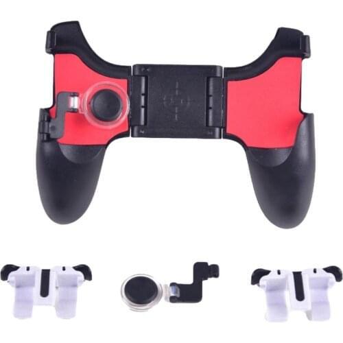 Mobile Game Handle Joysticks Trigger New 6-in-1 Mobile Game Handle Joysticks Trigger Four-finger Controller PUBG Gaming Gadget