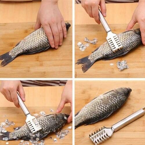 Tool Fish Scale Stainless Steel Remover Cleaner Scaler Descaler High Quality